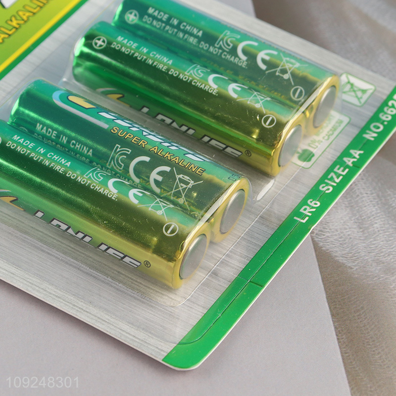 High Quality 1.5V LR6 AA Battery Double A Alkaline Zinc-Manganese Battery
