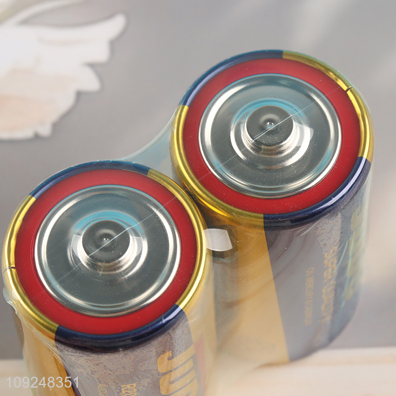 Online Wholesale 1.5V R20S Battery Carbon Zinc-Manganese Dry Battery