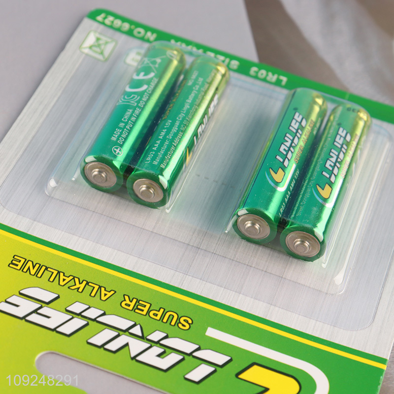 Hot Selling 1.5V LR03 AAA Battery Triple A Alkaline Zinc-Manganese Battery