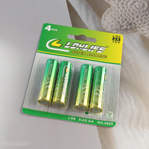 High Quality 1.5V LR6 AA Battery Double A Alkaline Zinc-Manganese Battery