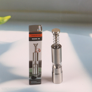 Top selling home kitchen gadget stainless steel pepper spice mill wholesale