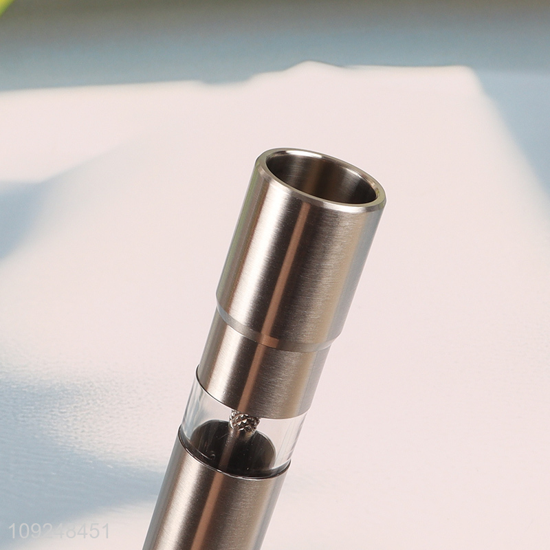 Factory price home kitchen stainless steel pepper spice mill for sale