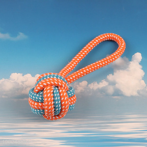 Most popular bite-resistant pet <em>dog</em> cotton rope chew <em>toys</em> interactive <em>toys</em>