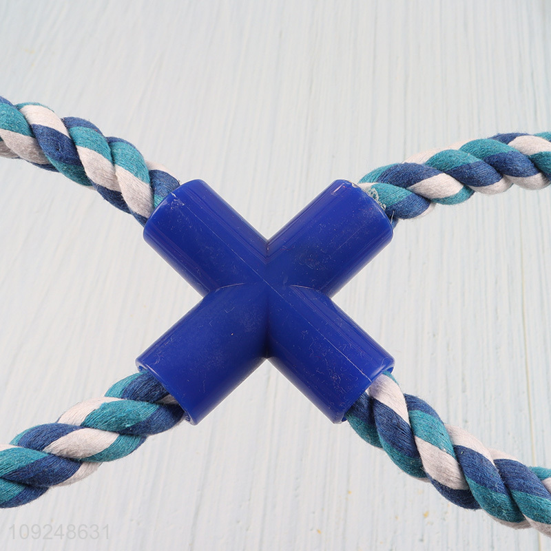 Factory price pet chew training toys interactive toys cotton rope toys