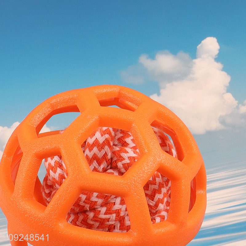 Top selling indoor outdoor pet puppy chewing toy teeth cleaning cotton rope toys