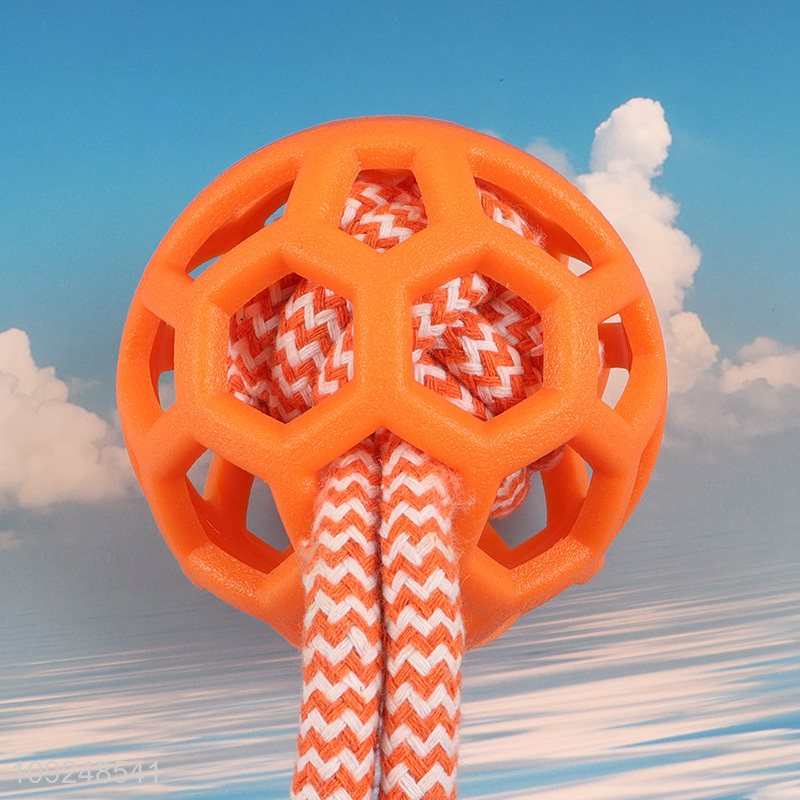 Top selling indoor outdoor pet puppy chewing toy teeth cleaning cotton rope toys