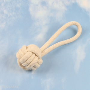Hot selling indoor outdoor pet <em>dog</em> cotton rope chew <em>toys</em> training <em>toys</em> wholesale