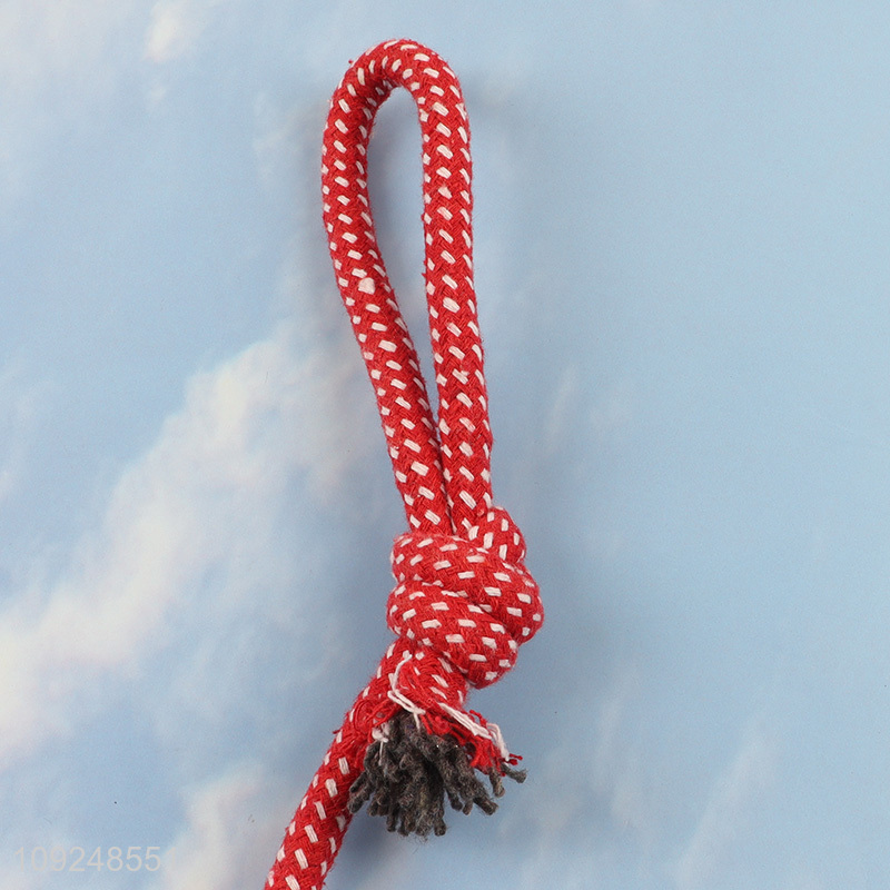 Popular products bite-resistant pet dog cotton rope chew toys training toys for sale