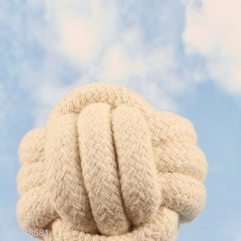 Hot selling indoor outdoor pet dog cotton rope chew toys training toys wholesale