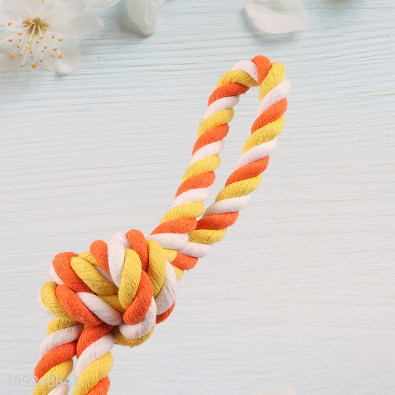 Good selling pet dog bite-resistant cotton rope chew toys teething toys wholesale