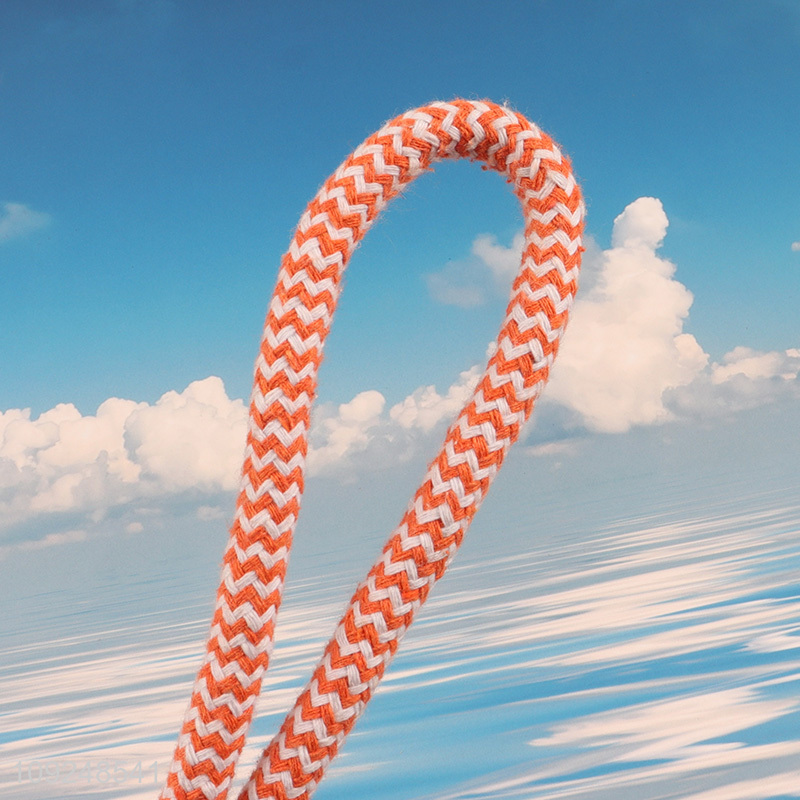 Top selling indoor outdoor pet puppy chewing toy teeth cleaning cotton rope toys