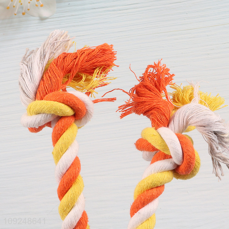 Good selling pet dog bite-resistant cotton rope chew toys teething toys wholesale