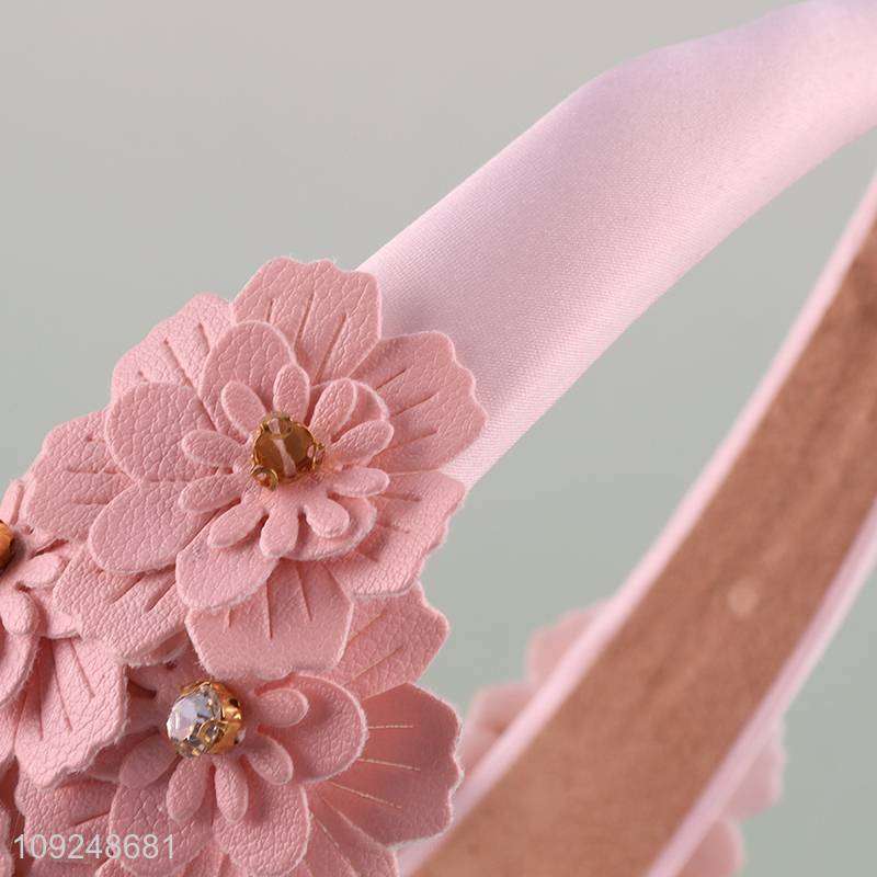 New Arrival Flower Headband Fashion Non-Slip Hair Hoop Hair Accessories