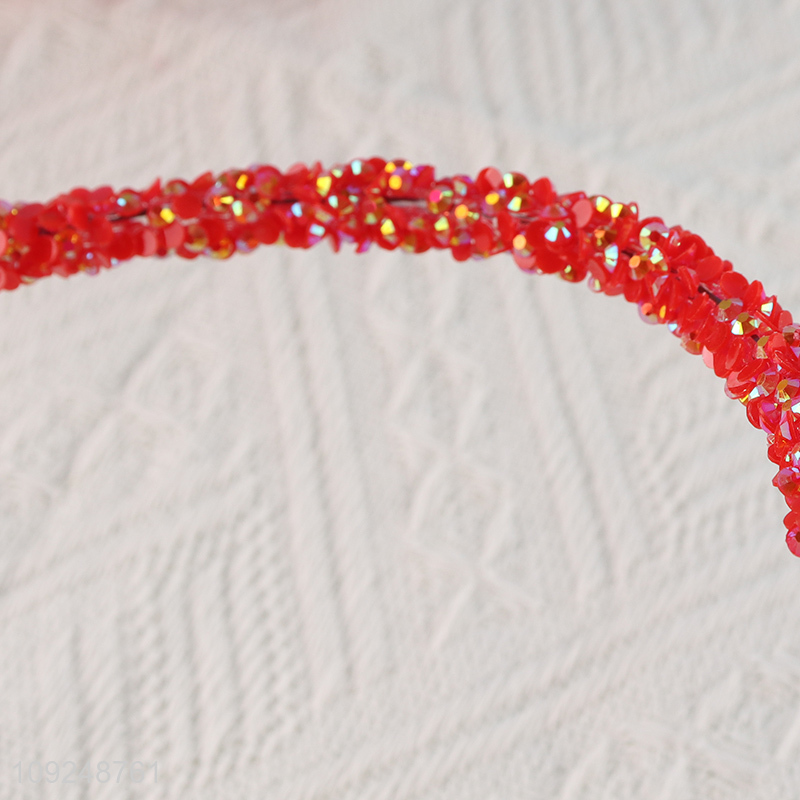 Online Wholesale Glitter Headband Fashion Hairband Sparkly Headband for Women