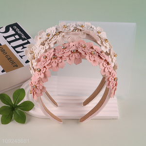 New Arrival Flower Headband Fashion Non-Slip Hair Hoop Hair Accessories