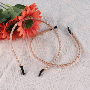 Factory Supply Beaded Headband Fashion Non-Slip Hair Hoop Hair Accessories