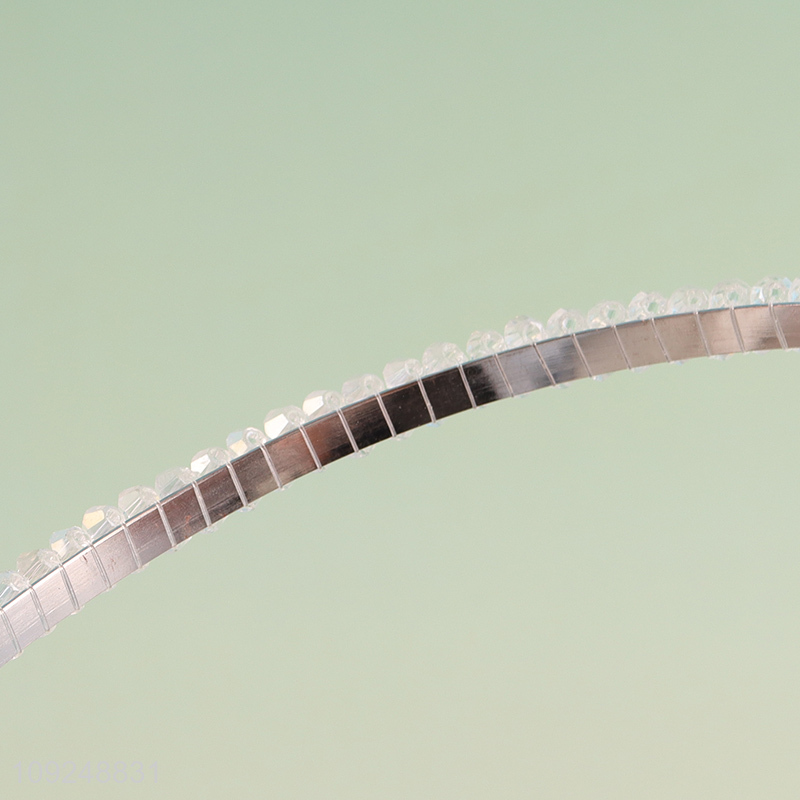 China Imports Beaded Headband Fashion Hair Hoop Elegant Headband for Women