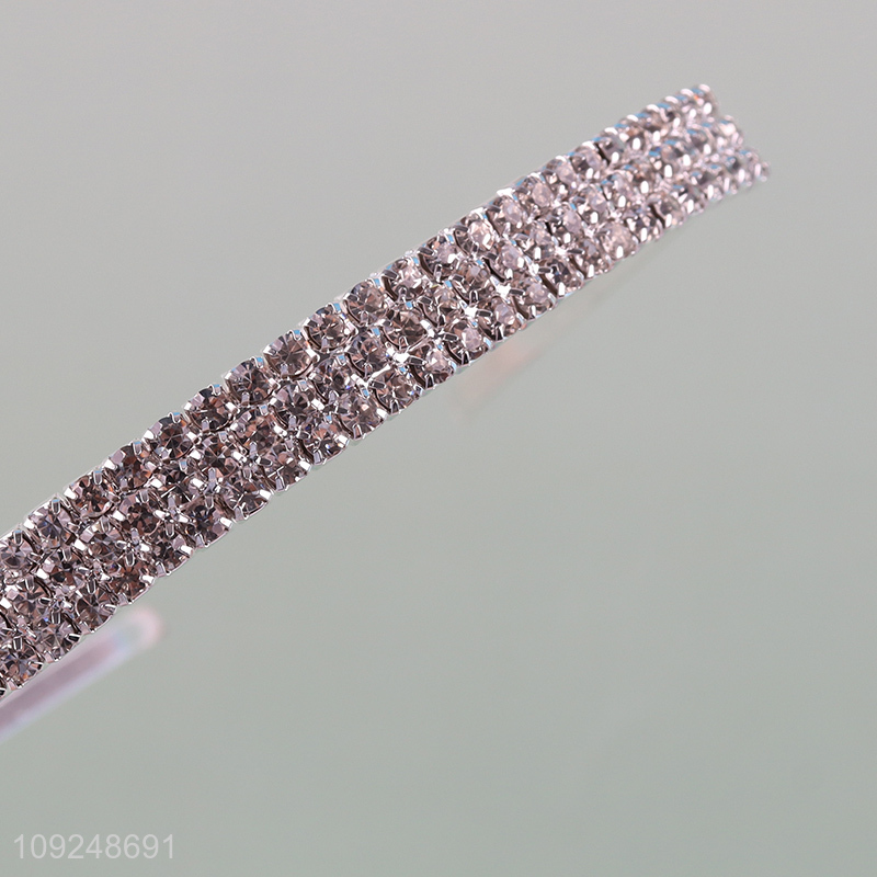 Good Quality Crystal Rhinstone Headband Sparkly Headband Fashion Hair Hoop