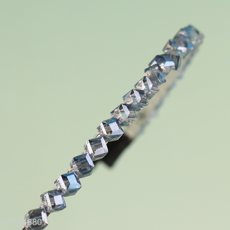 High Quality Rhinestone Headband Fashion Hair Hoop Tendy Hairband for Parties