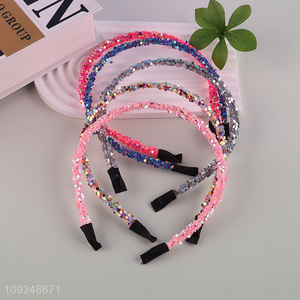 Online Wholesale Glitter Headband Fashion Elegant Hair Hoop for Women & Girls