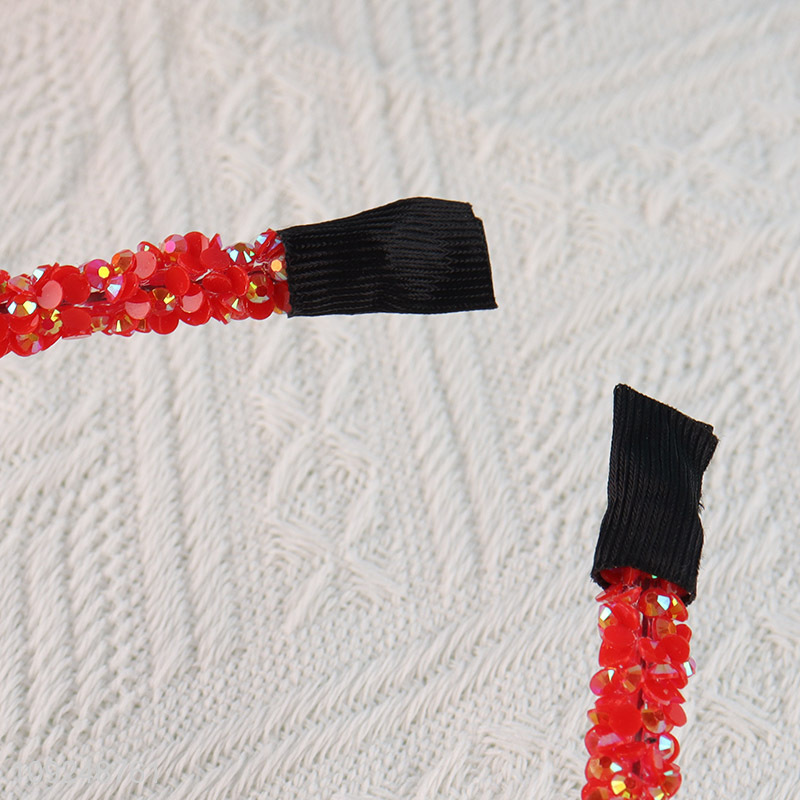 Online Wholesale Glitter Headband Fashion Hairband Sparkly Headband for Women