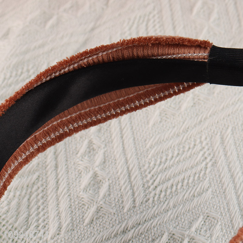 Online Wholesale Bohemia Headband Woven Knotted Hairband Wide Hair Hoop