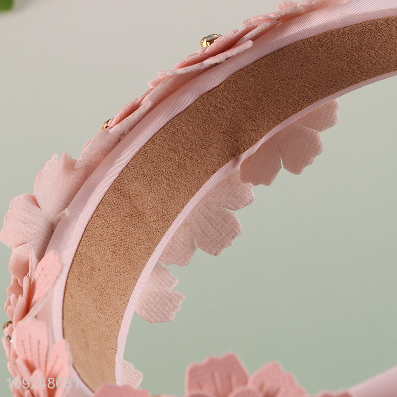 New Arrival Flower Headband Fashion Non-Slip Hair Hoop Hair Accessories