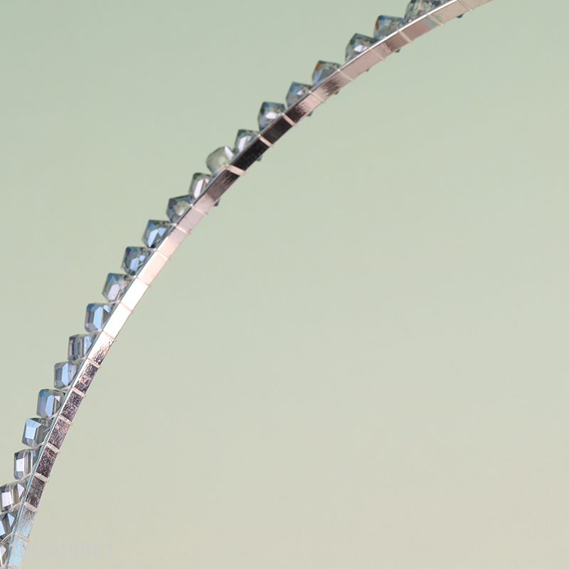 High Quality Rhinestone Headband Fashion Hair Hoop Tendy Hairband for Parties