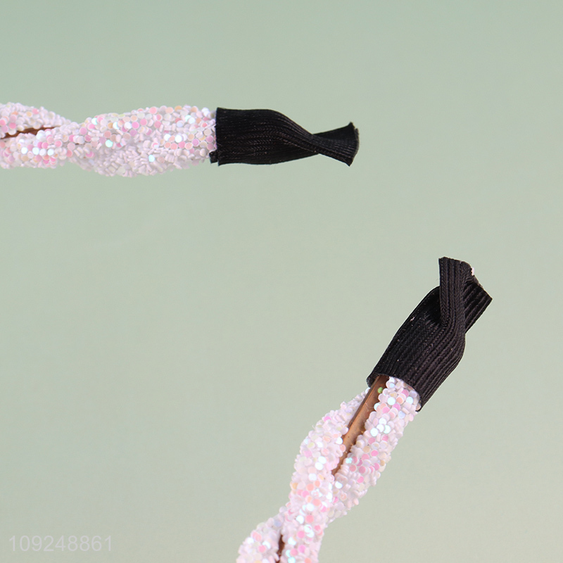 New Arrival Fashion Glitter Headband for Women Girls Party Hair Accessories