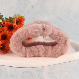 Popular Product Non-Slip Plush Hair Claw Clips for Thin & Thick Hair