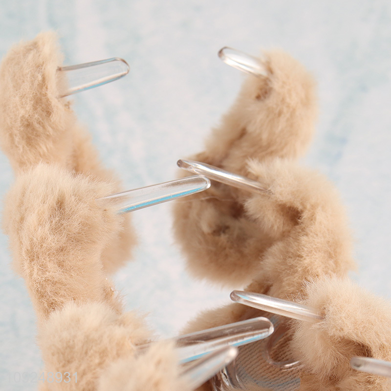 Factory Supply Plush Hair Claw Clips Strong Hold Fashion Hair Clips