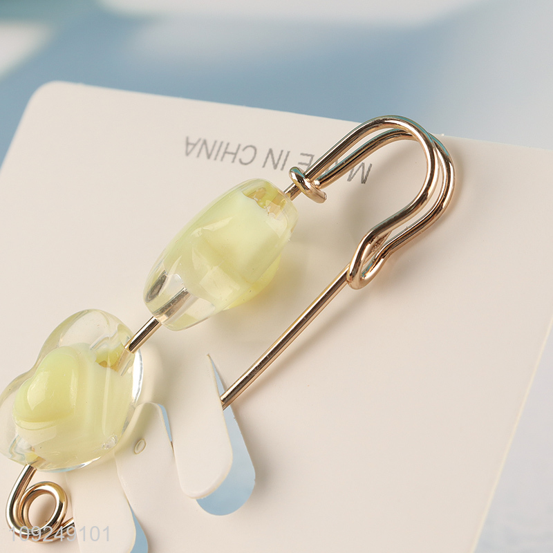 Factory Price Fashion Brooch Pins Sweater Shawl Pins Exquisite Gifts