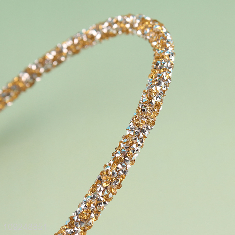 Online Wholesale Glitter Headband Fashion Hair Hoop Party Hairbands for Women