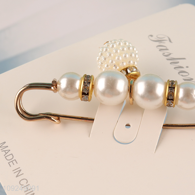 High Quality Fashion Brooch Pins Decorative Pearl Brooch for Women