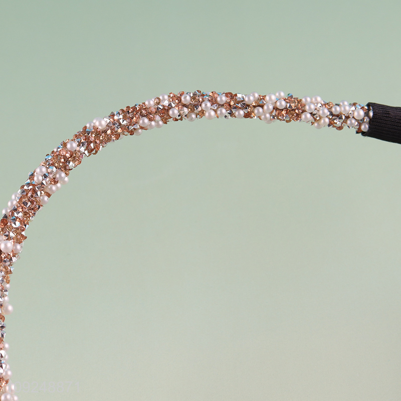 China Wholesale Fashion Headband Twist Braided Headband Tendy Hair Hoop