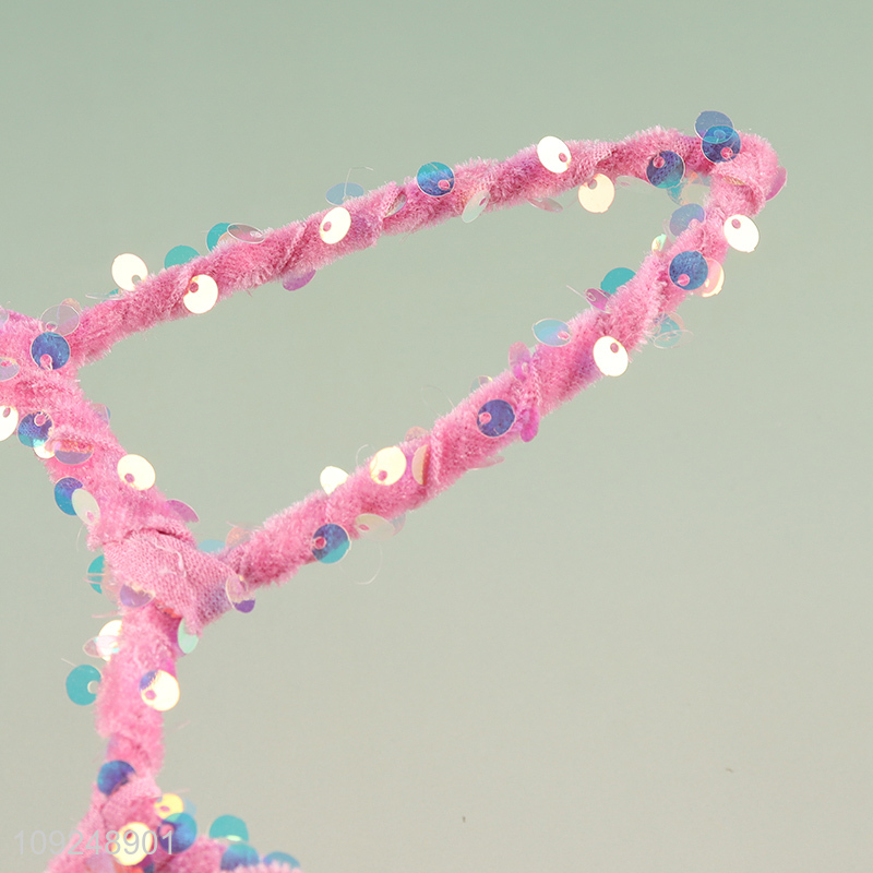 Online Wholesale Bunny Ears Headband Fashion Hair Hoop Headband for Paries