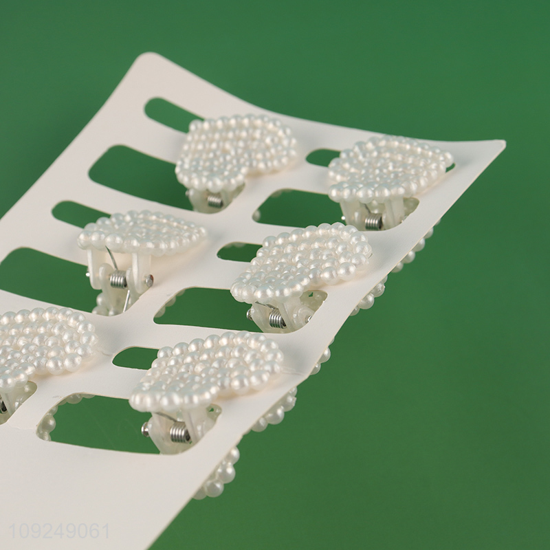 Hot Selling 6PCS Pearl Hair Claw Clips Pearl Hair Clips Hair Accessories