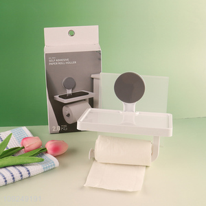 Factory Supply Bathroom Toilet Paper Towel Holder Phone Holder with Suction Cup