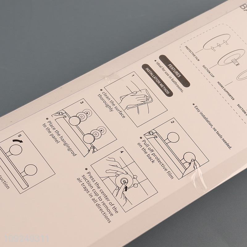 Good Quality Plastic Shower Caddy Suction Cup Shower Caddy Organizer for Bathroom