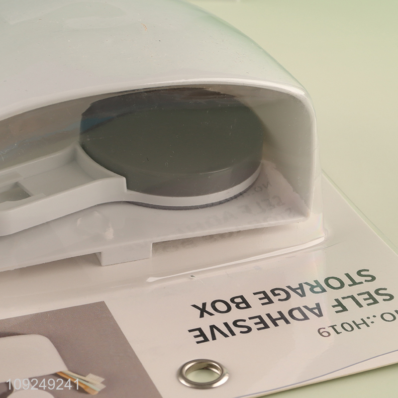 High Quality Wall Mounted Suction Cup Plastic Storage Box for Kitchen Bathroom