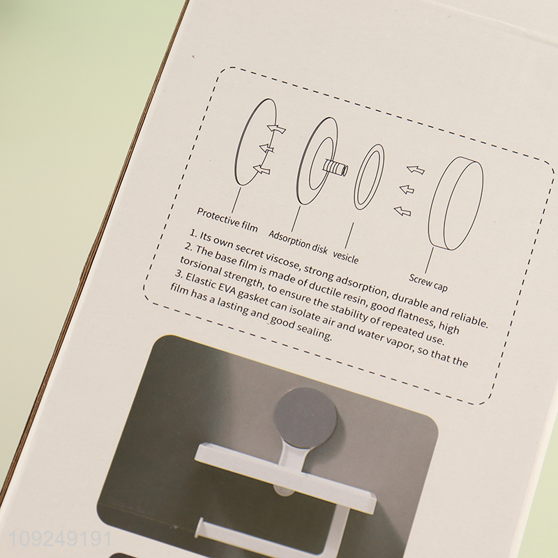 Factory Supply Bathroom Toilet Paper Towel Holder Phone Holder with Suction Cup