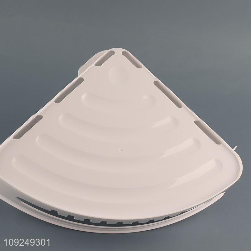 New Arrival Plastic Corner Shower Caddy Suction Cup Plastic Shower Caddy Organizer