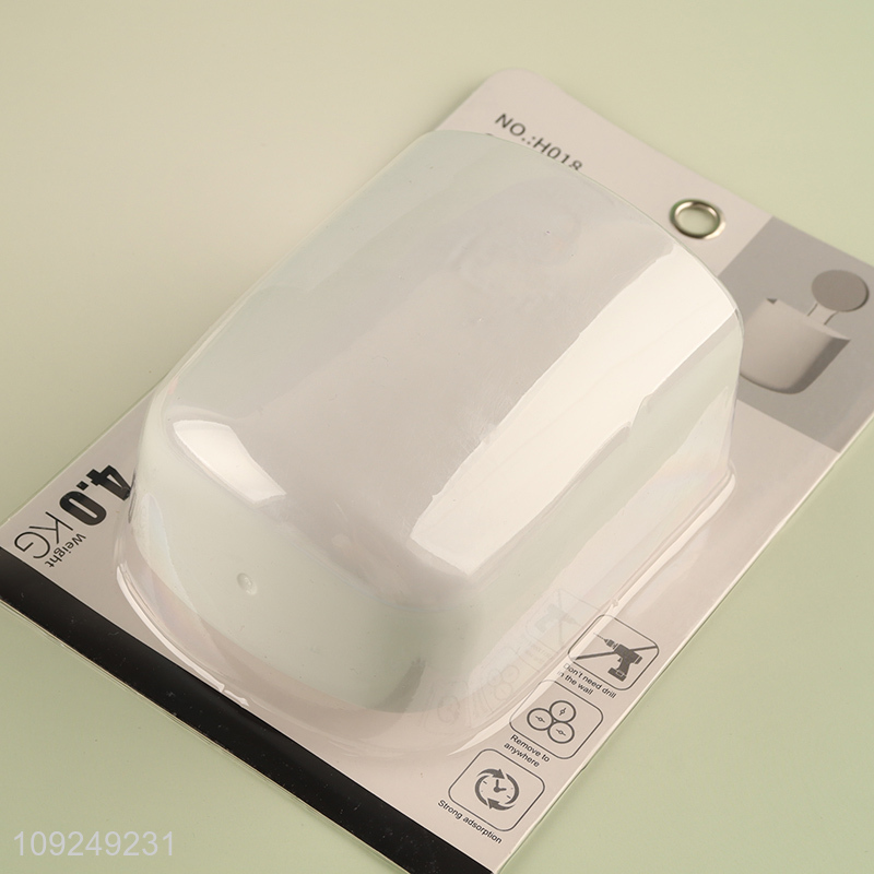 Hot Selling Multipurpose Storage Box Wall Mounted Suction Cup Plastic Storage Box
