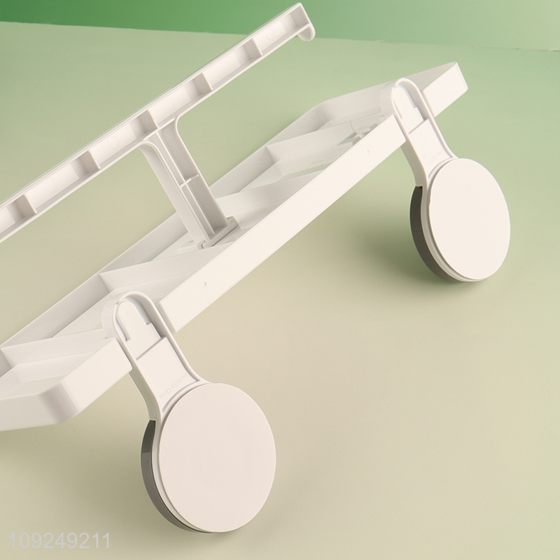 New Arrival Heavy Duty Suction Cup Bathroom Shelf with Toilet Paper Towel Holder