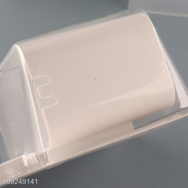 Hot Selling Wall Mounted Suction Cup Plastic Shower Caddy Bathroom Storage Rack