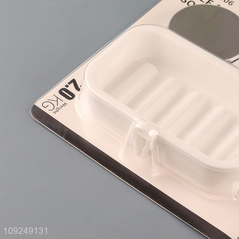 Good Quality Wall Mounted Suction Cup Plastic Soap Holder for Bathroom