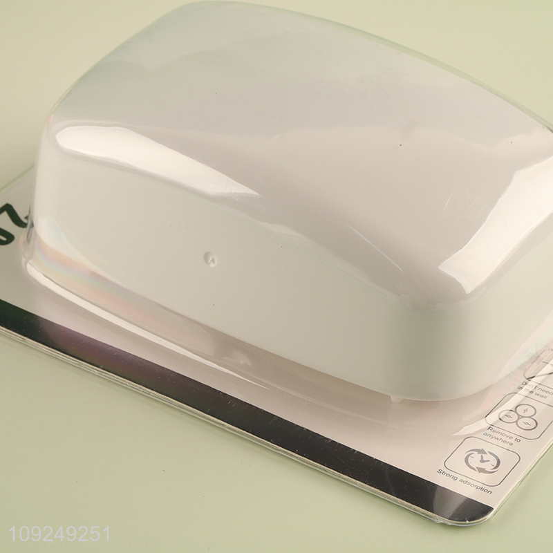 New Product Wall Mounted Suction Cup Reusable Waterproof Plastic Storage Box