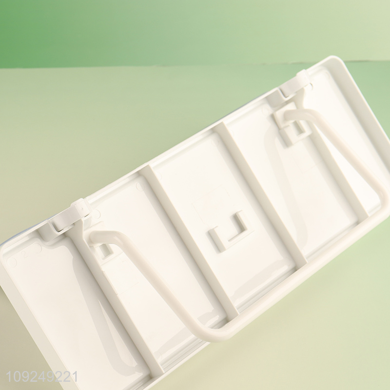 Good Quality Wall Mounted Bathroom Storage Shelf Tower Holder with Suction Cups