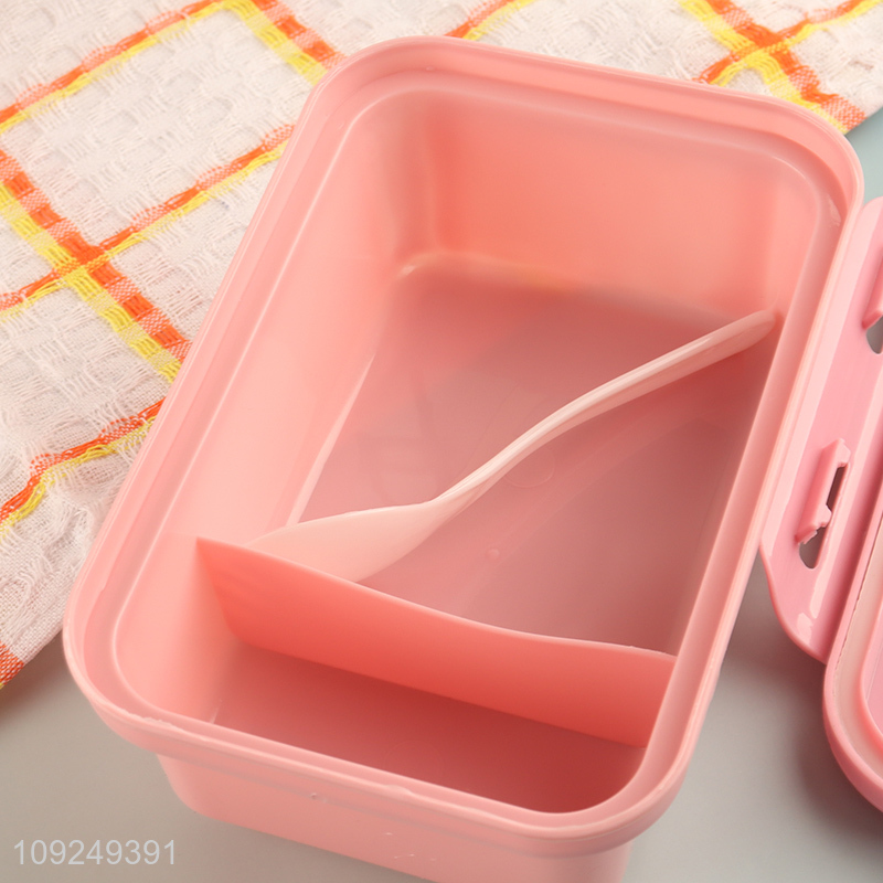 Hot Selling Portable Bpa Free Plastic Lunch Box and Water Bottle Set for Kids