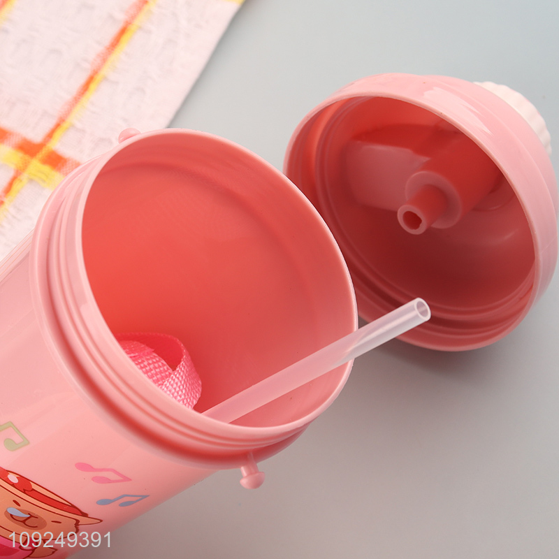 Hot Selling Portable Bpa Free Plastic Lunch Box and Water Bottle Set for Kids